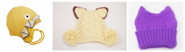 Lovely animal knitted hat