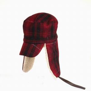 Plaid Lei Feng hat