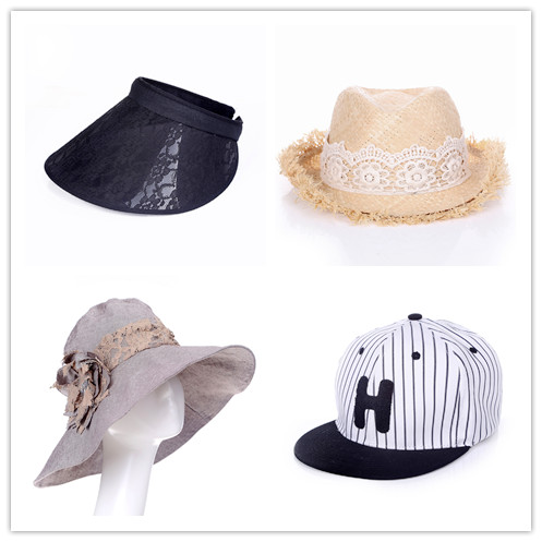 All kinds of sun hat