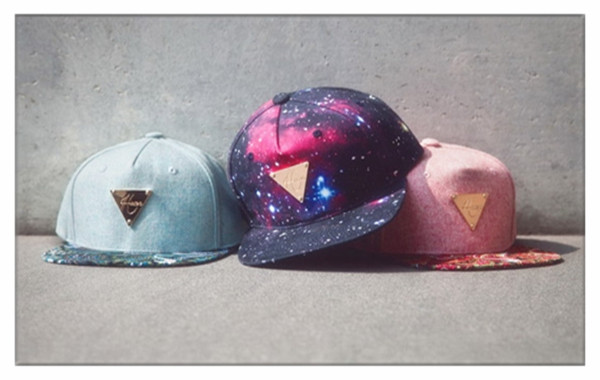 Galaxy hip-hop cap of fluorescent series